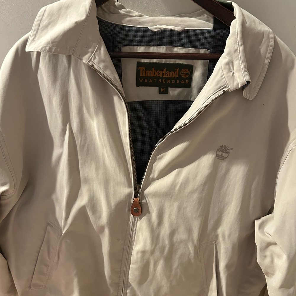 Timberland Weathergear Men's Beige Lightweight Jacket